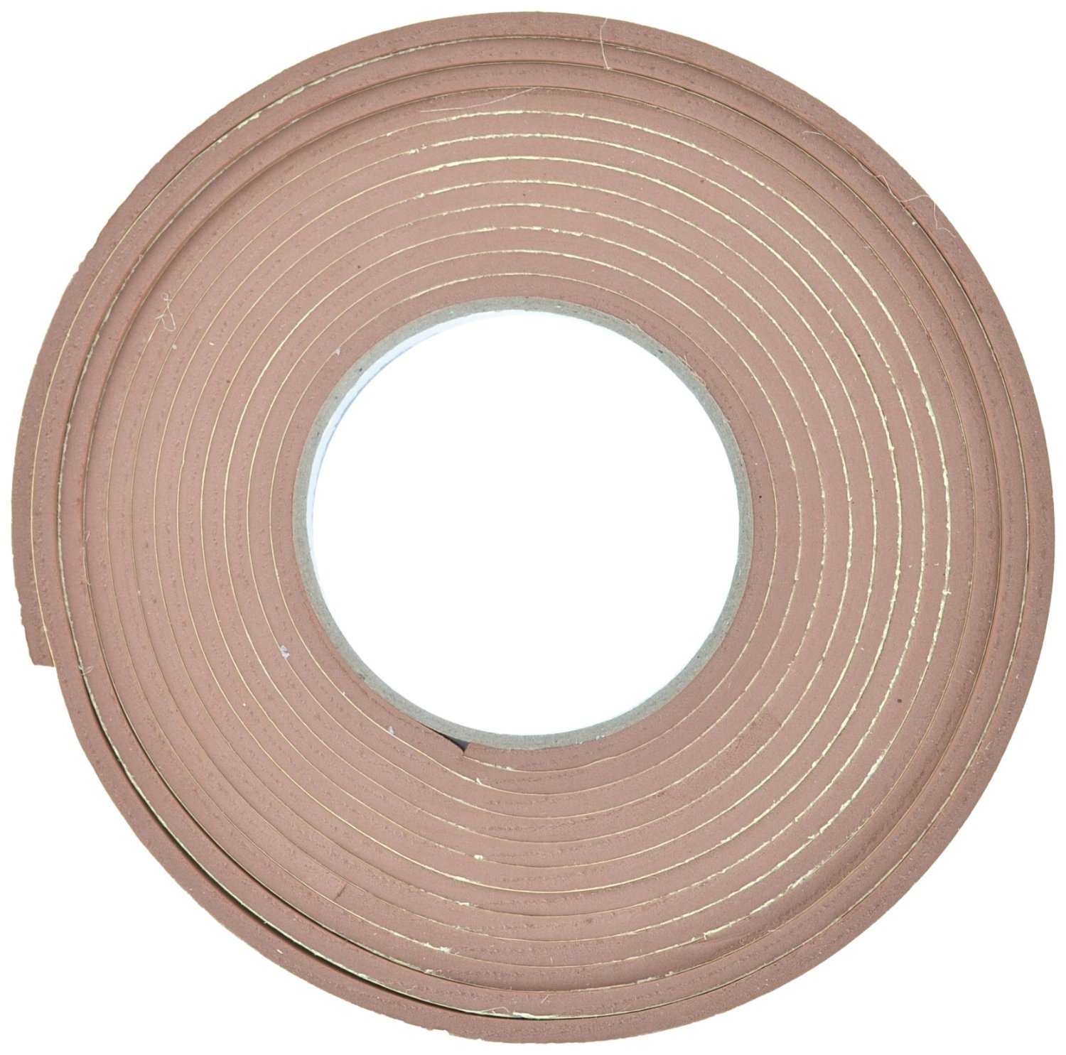 Merriway Brown Stormseal Door And Window Draught Excluder Weatherstrip, Self Adhesive Extra Thick High Density Eva Foam, Bh03399, 7 Mm Wide X 7 Mm Thick, 5 Metre (16.1/2 Foot),