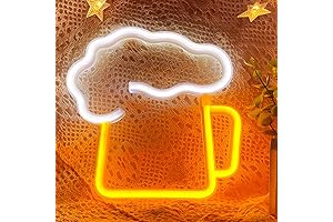 Busch Neon Sign Wall For Cave Decor