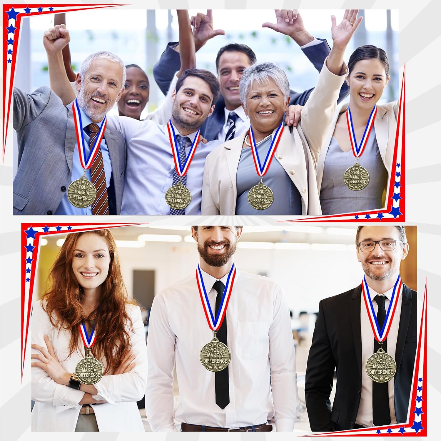 Quelay 30 Pcs 2'' Gold Awards Medals Bulk Winner Medals with Neck Ribbons Encourage Team Participation for Adults Trophy Award Prize Gift Competitions Graduation Party