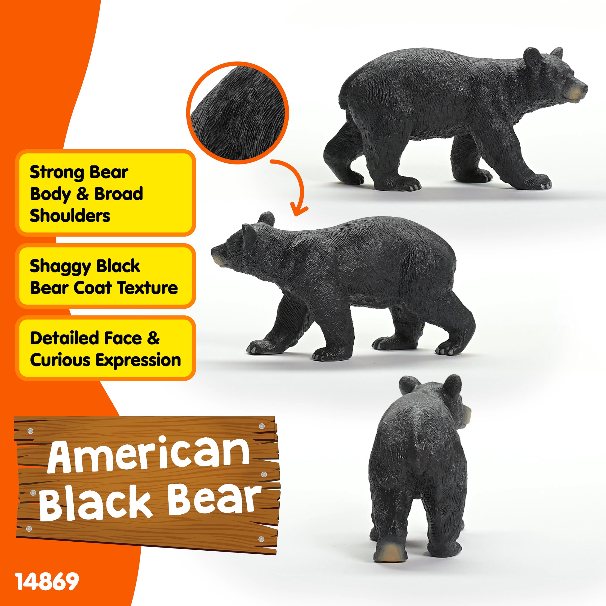 Amazon.co.jp: シュライヒ schleich ワイルドライフ アメリカクロクマ
