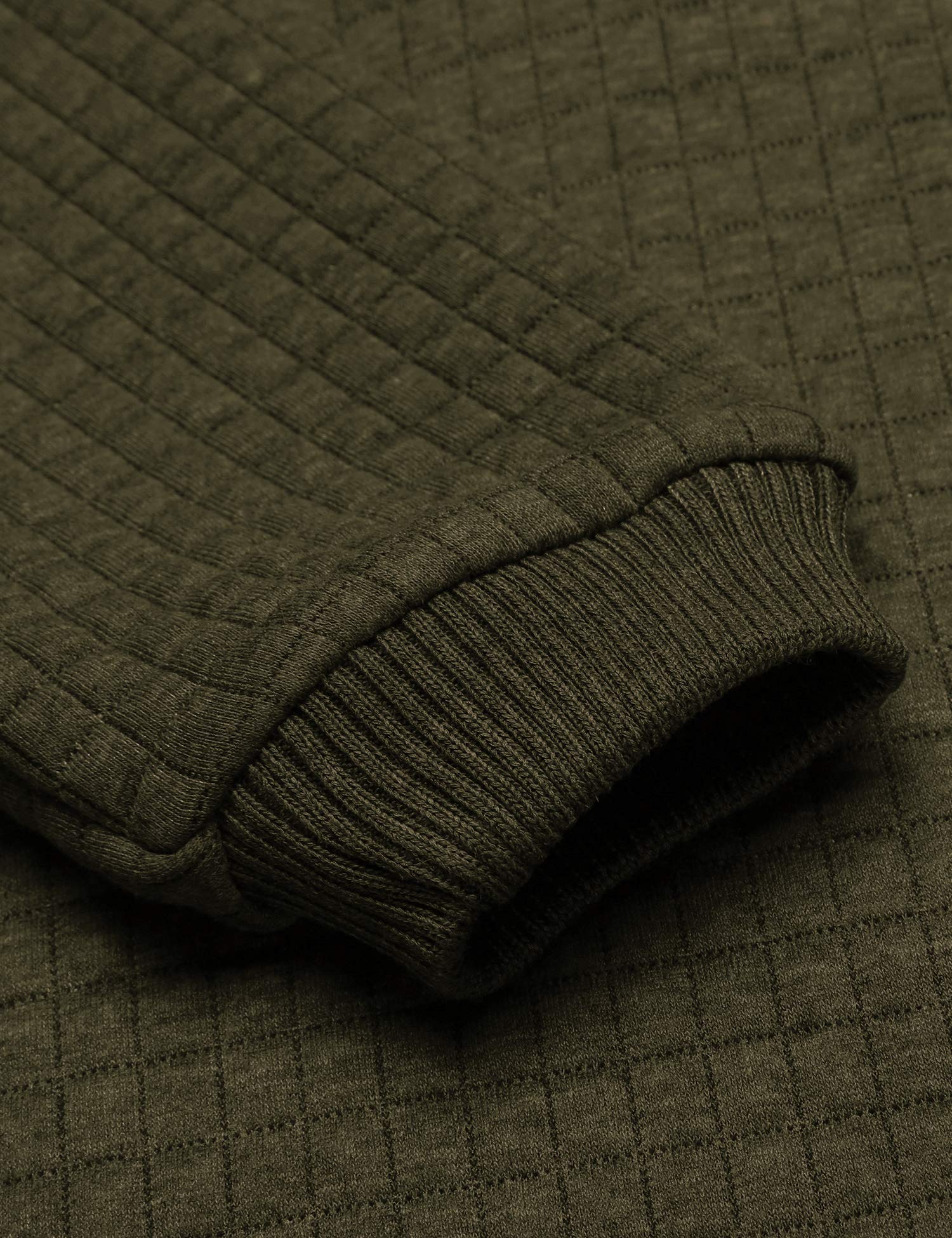 COOFANDY Felpa con Cappuccio da Uomo a Maniche Lunghe da Lavoro Pullover Jacquard a Quadri con Cappuccio