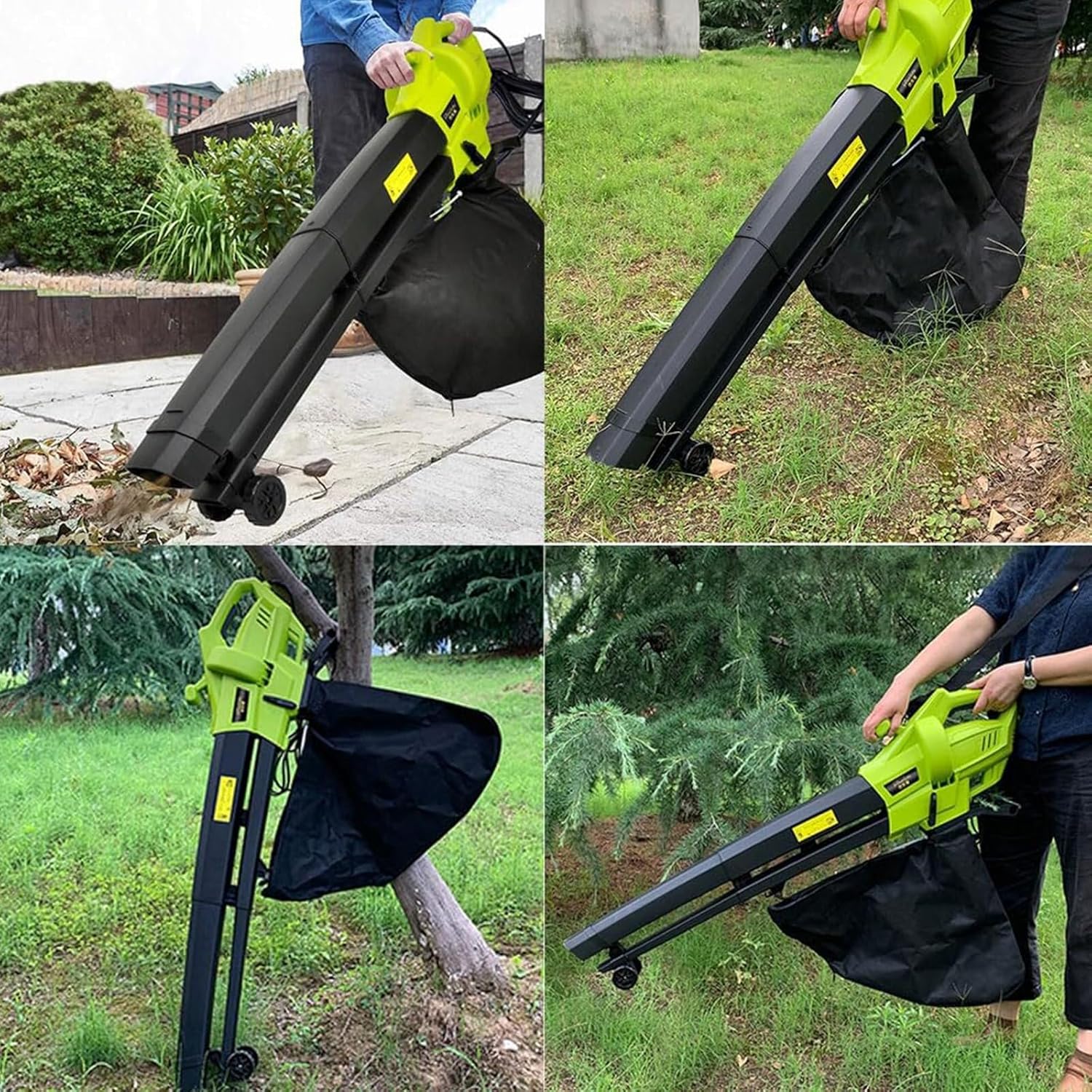 3-in-1 Garden Leaf Blower Vacuum & Mulcher 3000W with 40L Bag, 270km/h Wind Speed, Lightweight Yard Lawn Cleaner