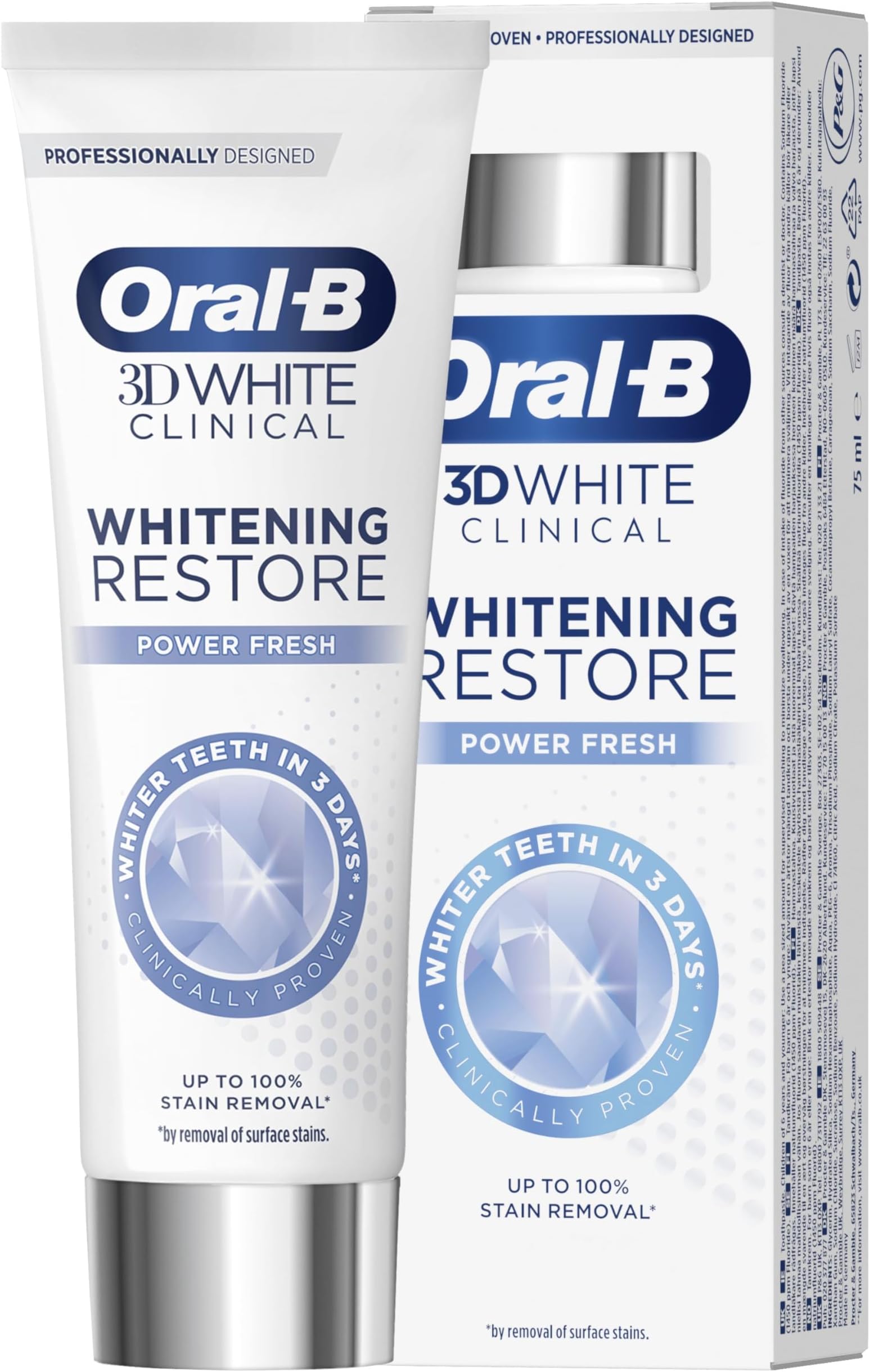 3D White Clinical Power Fresh Toothpaste 75ml
