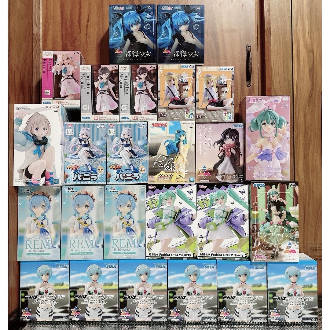 美少女フィギュアまとめ売り リゼロ 五等分の花嫁 ぼっちざろっく など25体 Amazon.co.jp: 美少女 エヴァ ぼっちざろっく リゼロ 計25体