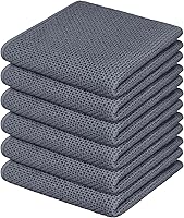 Vista 23 de Nialnant Paquete de 6 toallas de mano de cocina, grandes toallas de té de cocina 100% algodón, paños de cocina para secar platos 13x28 pulgadas