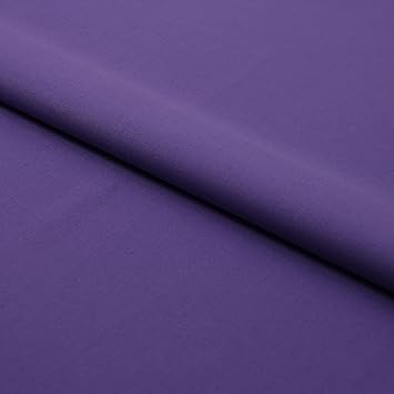 Stoff Meterware Lila Baumwolle Linon (Einfarbig, Uni, Schadstoffgeprüft ...