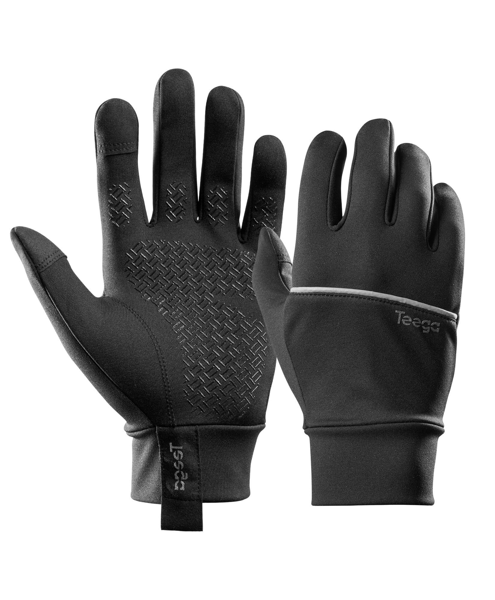 Guanti Invernali Touchscreen Uomo Donna, Caldi, Antiscivolo, Con Presa In Silicone, Compatibili Con Cellulari, Per Guida, Corsa, Sci, Taglia Unica
