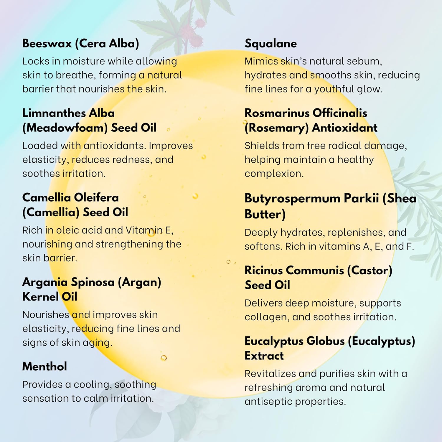 Gloline Mystic Frost – Natural Skin Superfood Balm for Face & Body with Squalane, Shea Butter, Menthol, Vitamin E Oil for Skin Nourishment + 6 Antioxidant-Rich Botanicals | Face and Body Moisturizer - Image 4