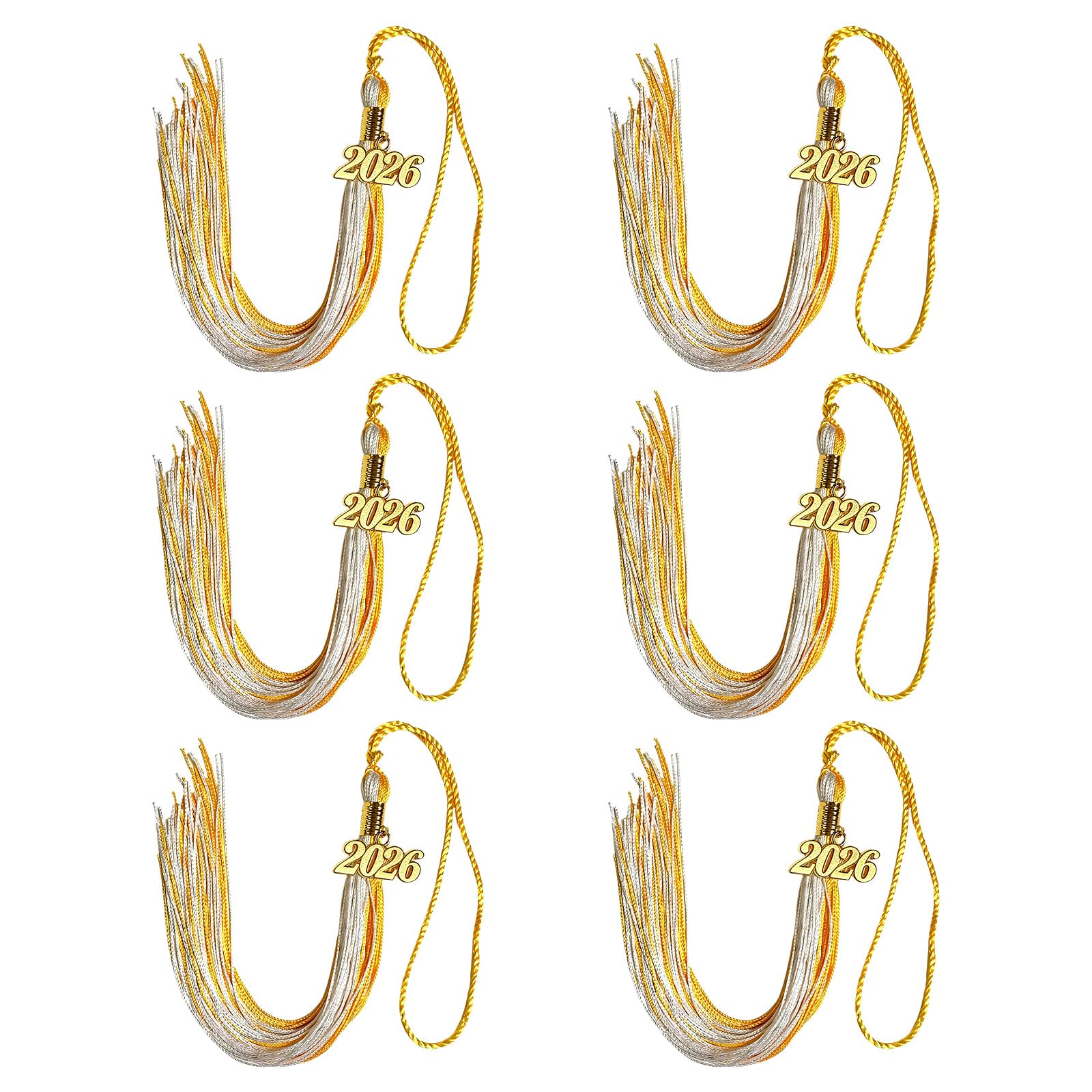 our fave 2026 Graduation Tassels with Year Charm Soft Polyester Materials for Cap Decoration and Craft Graduation Tassels