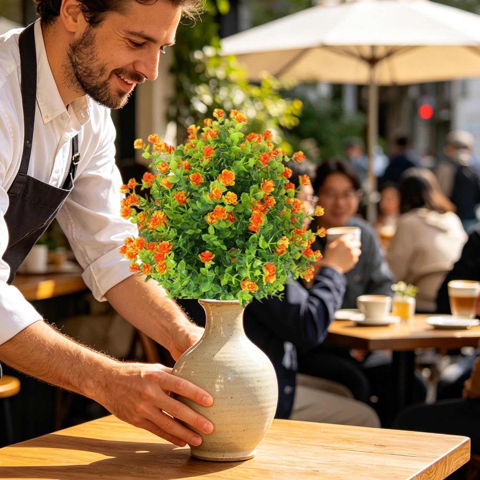 Fleurs d'extérieur résistantes aux UV : fausses plantes de jardin pour véranda et patio