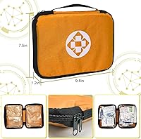 Vista 7 de Suministros de Reabastecimiento de Kit de Primeros Auxilios Portátil de 300 Piezas para Coche, Mini Kits de Emergencia de Acampada, Primeros