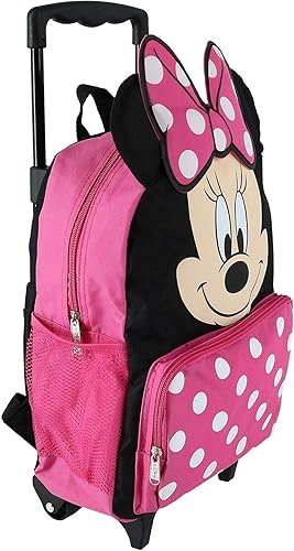 Miniatura 3 de Minnie Mouse Mochila rodante Softside de 14 pulgadas Rosado Mochilas de viaje