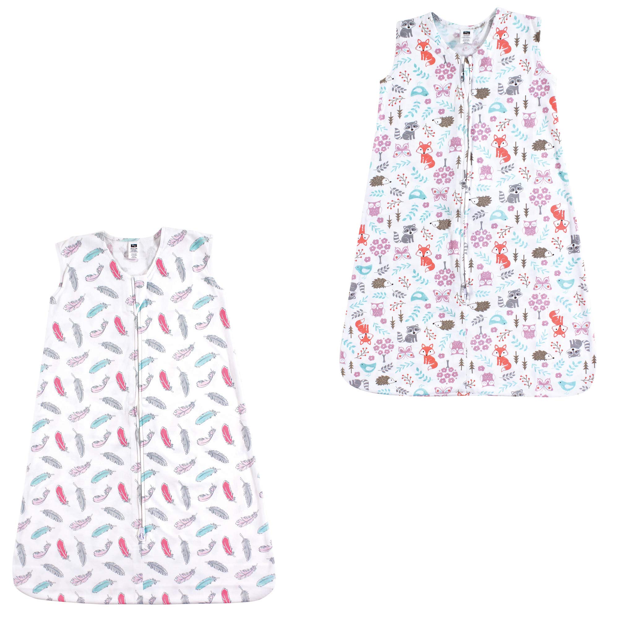 Hudson Baby Unisex BabyCotton Sleeveless Wearable Sleeping Bag, Sack, Blanket