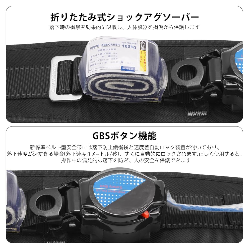 Amazon.co.jp: [新匠] 安全帯 胴ベルト 新規格 腰ベルト 巻き