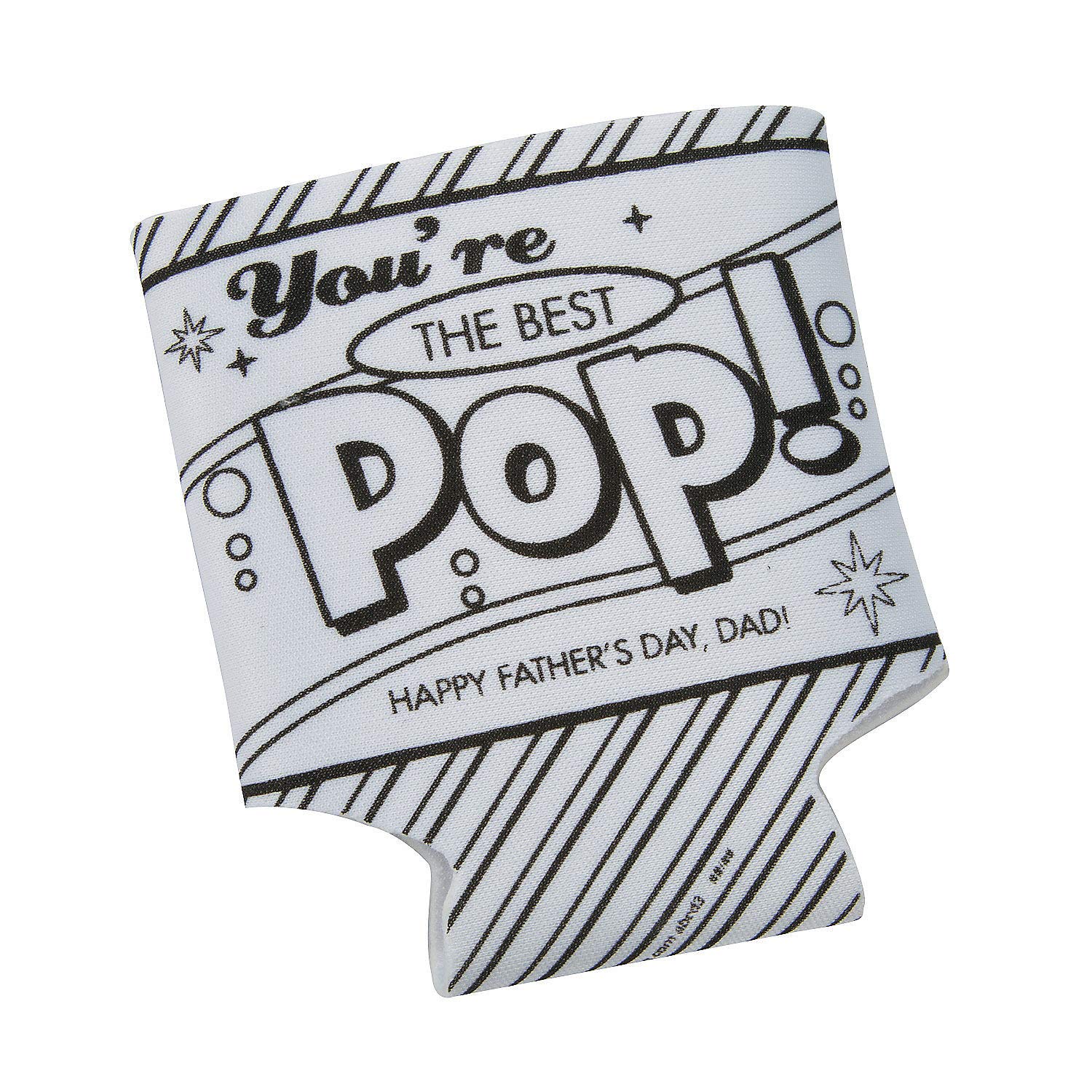 Fun Express Color Your Own Father's Day Can Covers - Makes 12 - DIY Craft Gifts for Kids