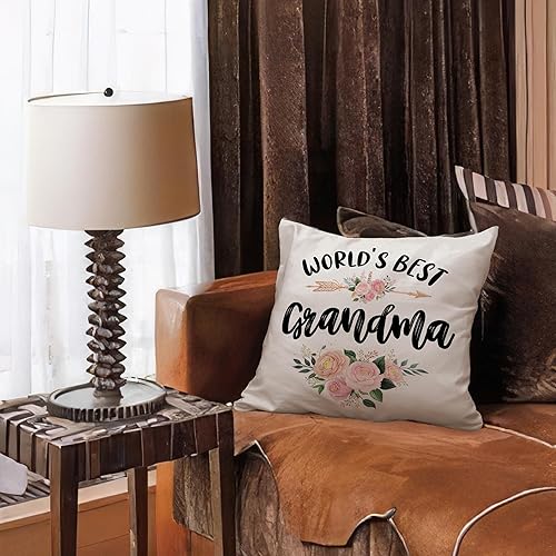 Miniatura 5 de Fundas de almohada decorativas para regalo para abuela, el mejor regalo para la abuela, para mamá, día de la madre, Navidad, vacaciones, fundas de