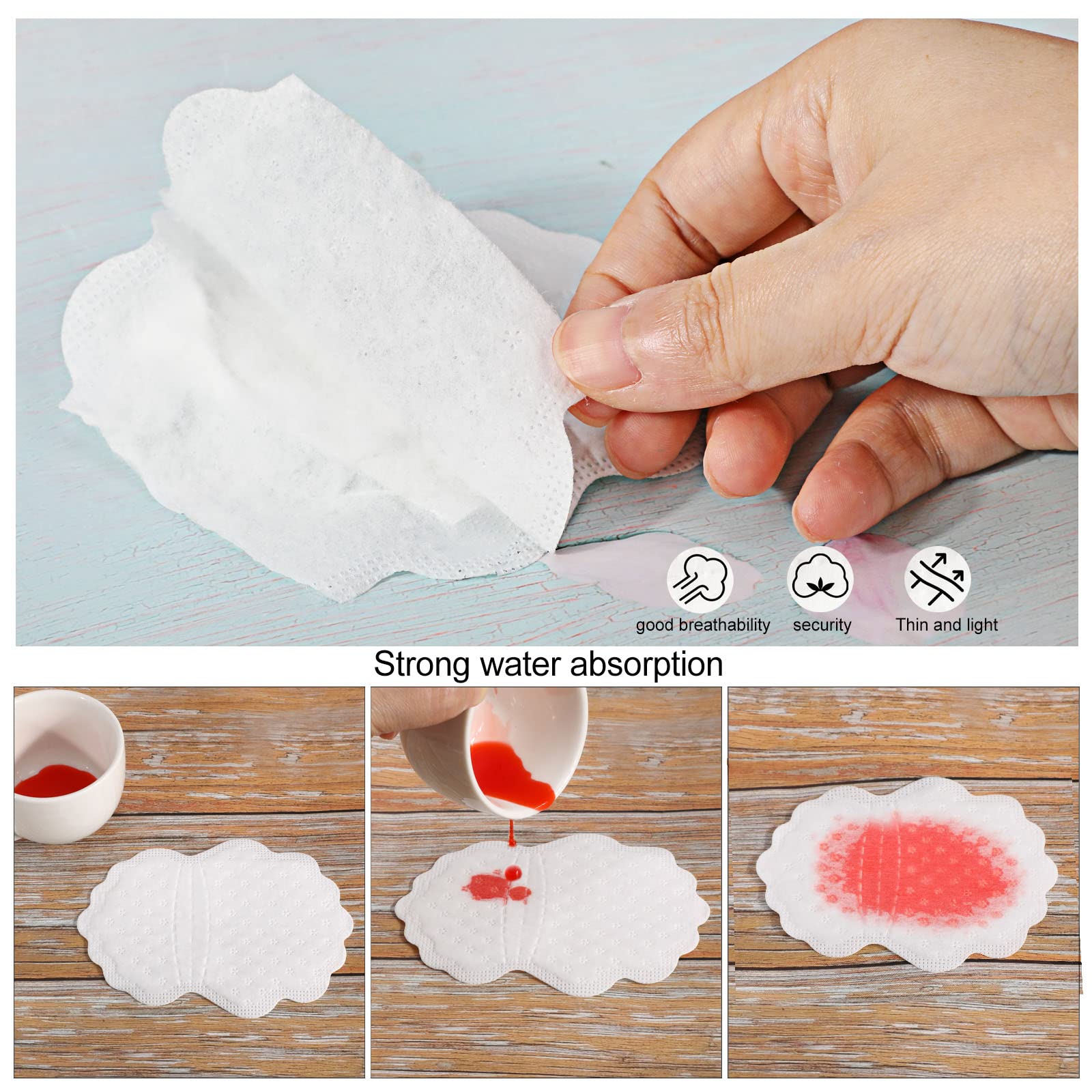 60Piezas Almohadillas Sudor Axilas Axila Absorción de Sudor, Parches Antitranspirantes Axilas Unisex Almohadilla Parches Sudor Axilas Desechables Absorción Sudor y Eliminar Olor Hombres y Mujeres
