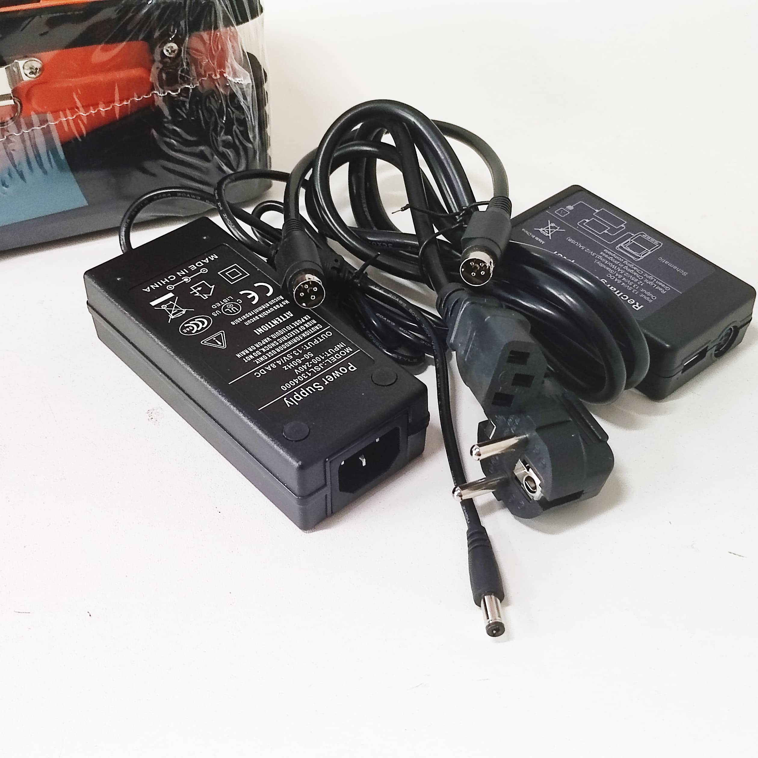 Power Charger for Fusion Splicer AI-9 AI-8C AI-7, Cargador de Corriente Juego de Adaptador y Cable de Repuesto para Empalmadora de Fibra óptica AI-9 AI-8C AI-7