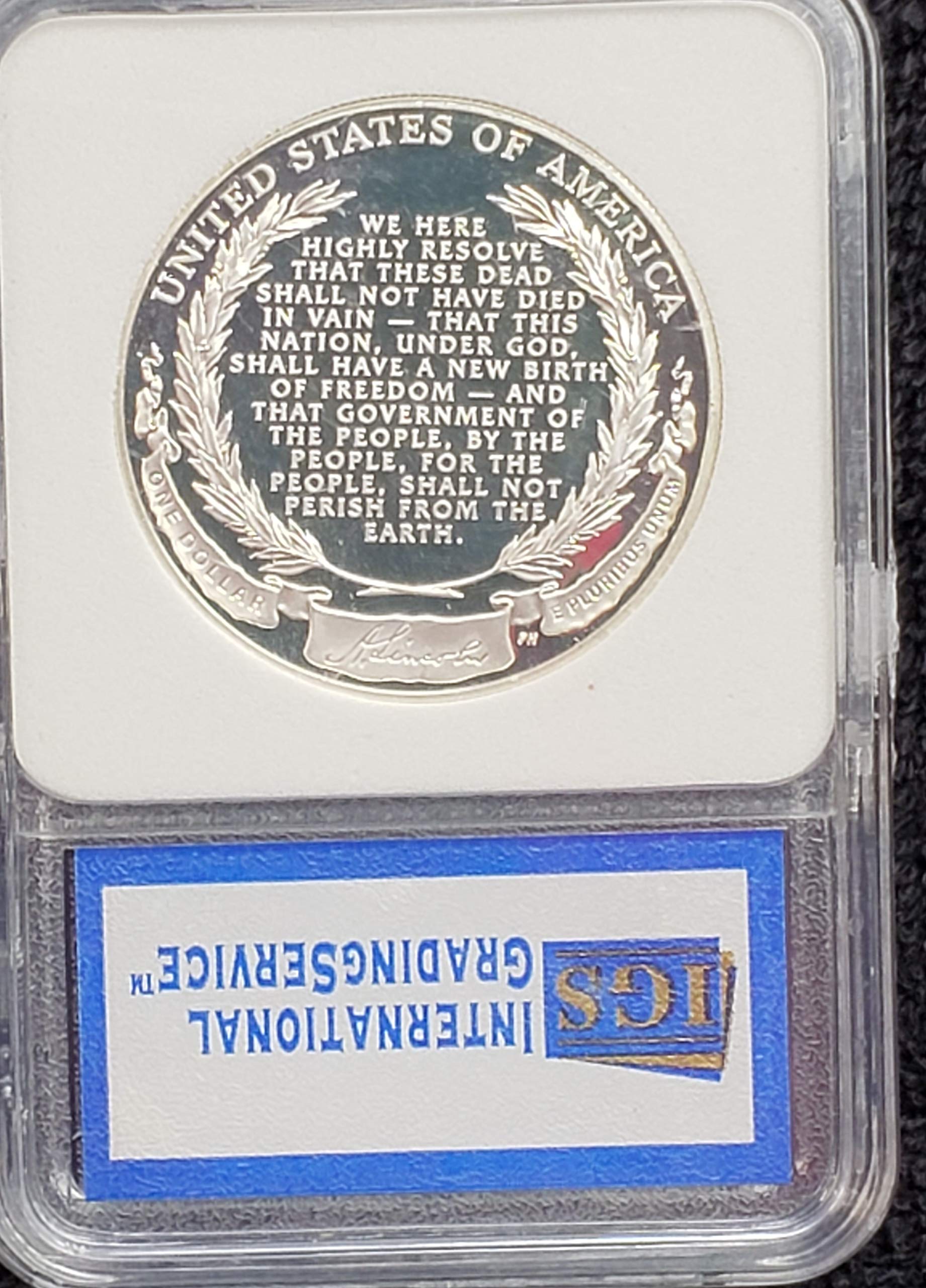 2009 P Abraham Lincoln Commemorative Silver Dollar