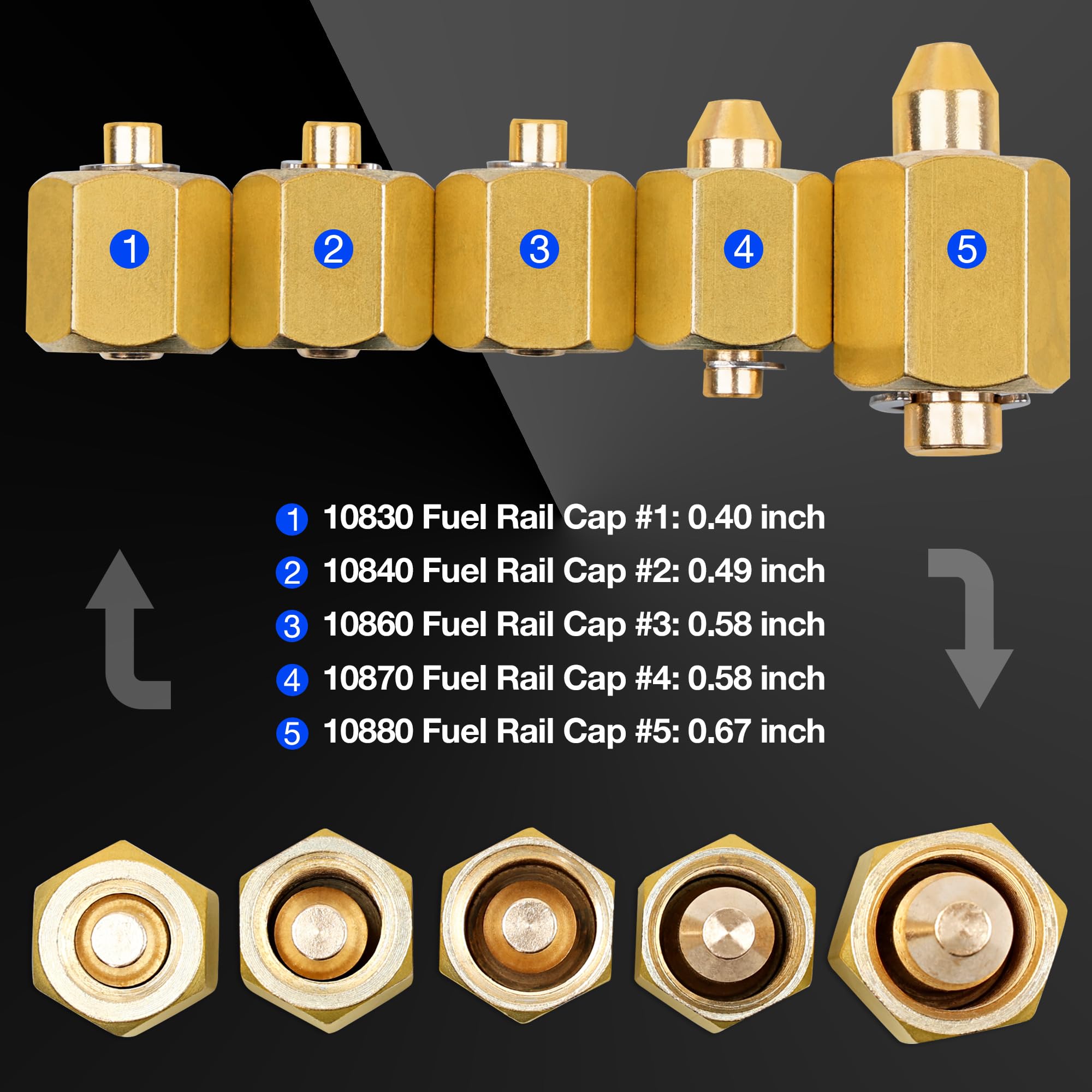 Fuel Rail Tool Locking Fuel Cap 9/mo - Finance 5 Pack Diesel Common ...
