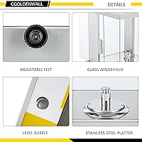 Vista 5 de CGOLDENWALL Balanza analítica de precisión 0.1 mg Balanza digital de laboratorio Balanza electrónica para laboratorios (7.76 oz, 0.1 mg)