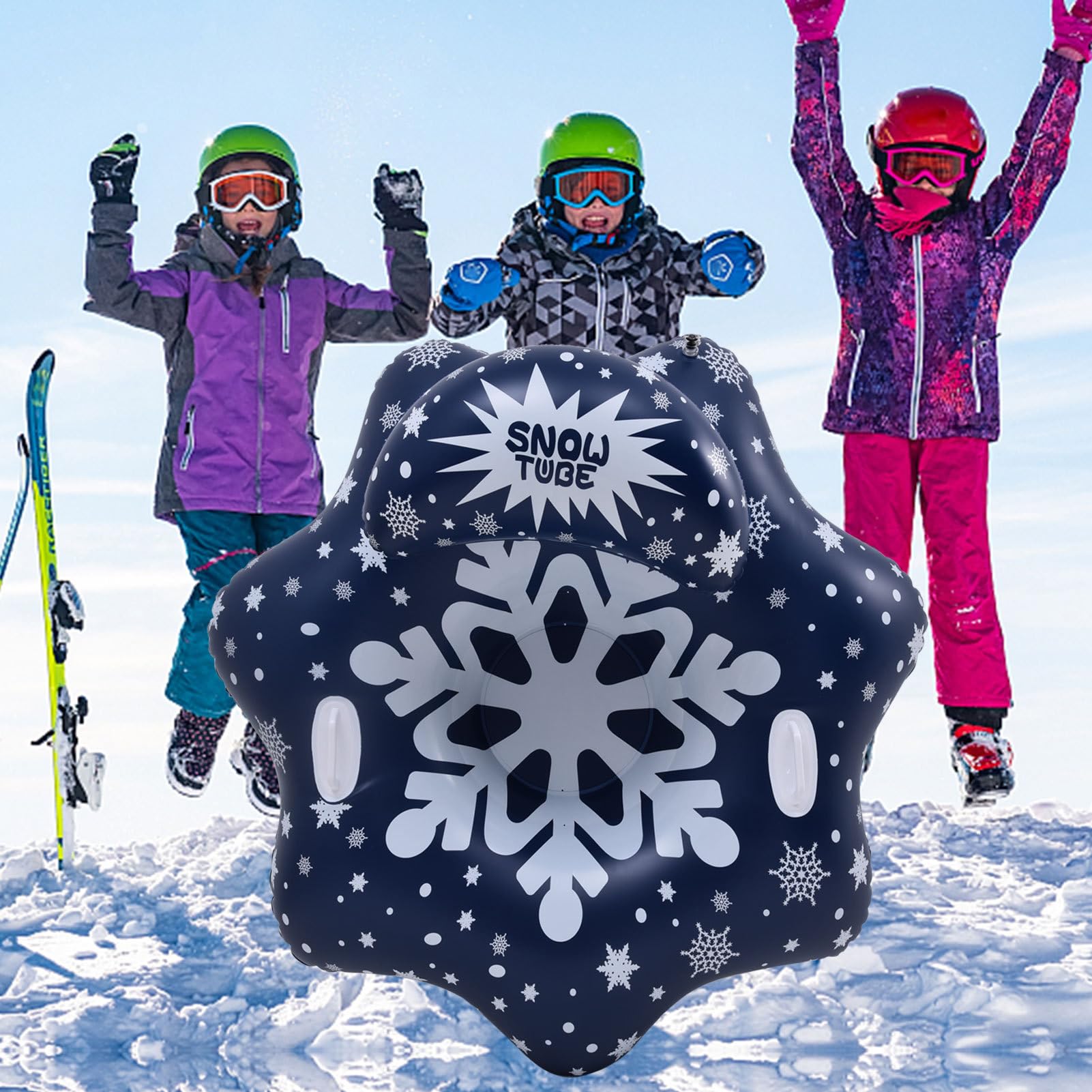 Inflatable Sledge, Winter Outdoor Component, Durable Ski Accessory Supply