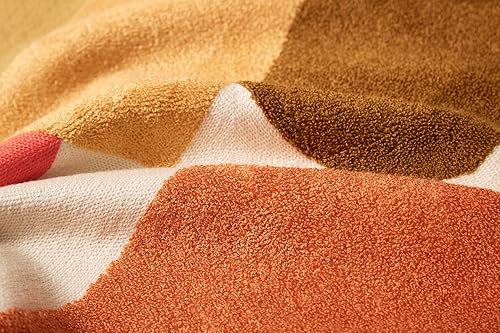 Miniatura 7 de vctops Funda de cojín decorativa con patrón geométrico bohemio y copetudo, de algodón, con bordado de algodón, funda de cojín cuadrada para sofá,