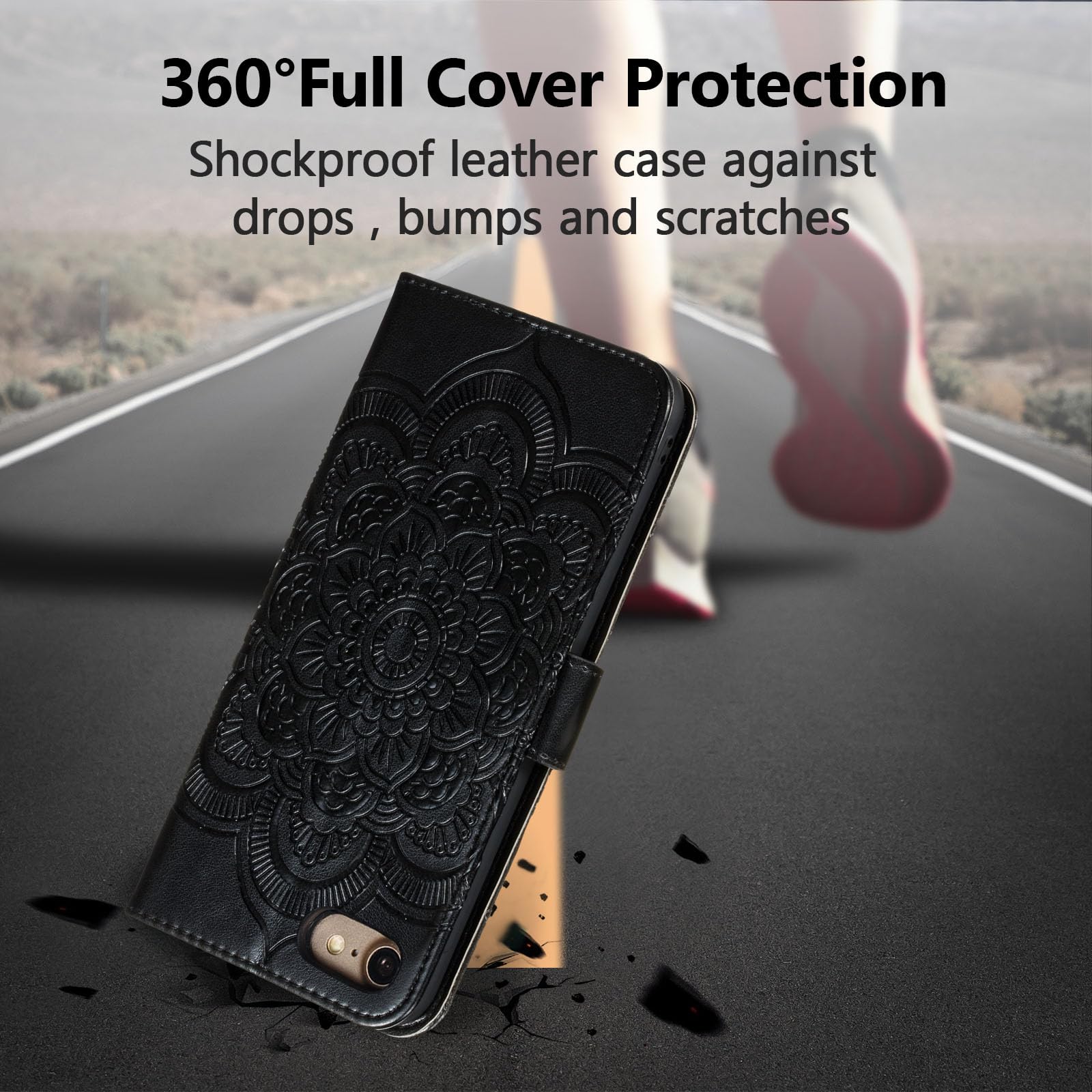 EYZUTAK Capa Mandala para iPhone SE (5G) 2022 iPhone 7 iPhone 8