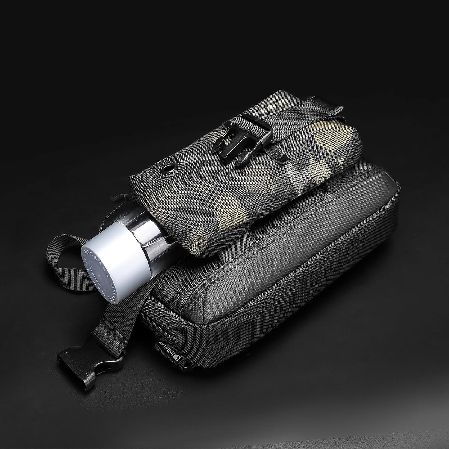 Sling Backpack Crossbody Sling Bag Chest Bag Daypack Fanny Pack Cross Body Bag for Outdoors Hiking Traveling Running - Image 4