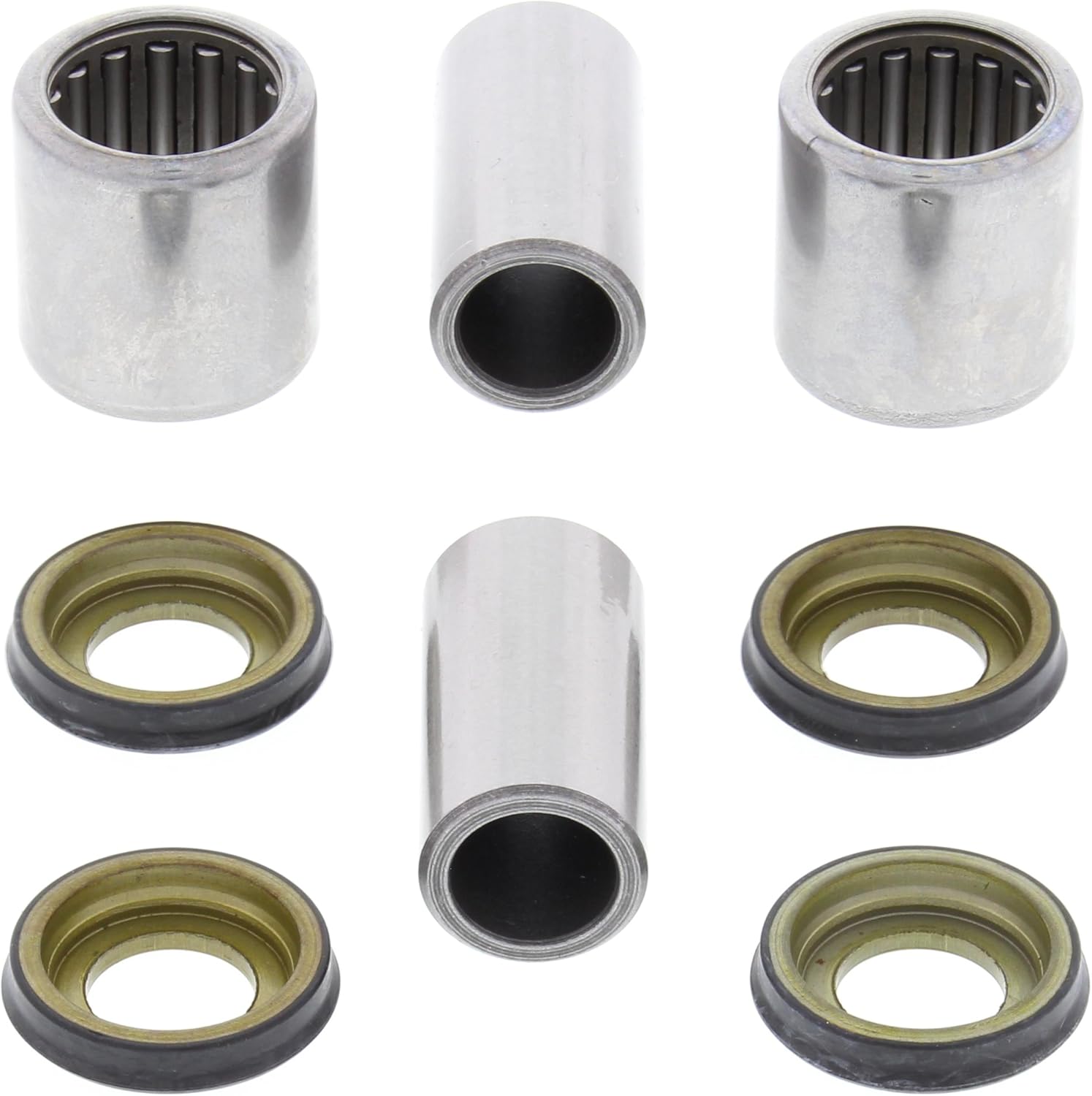 BossBearing Complete Swingarm Bearings and Seals Kit for Suzuki RM60