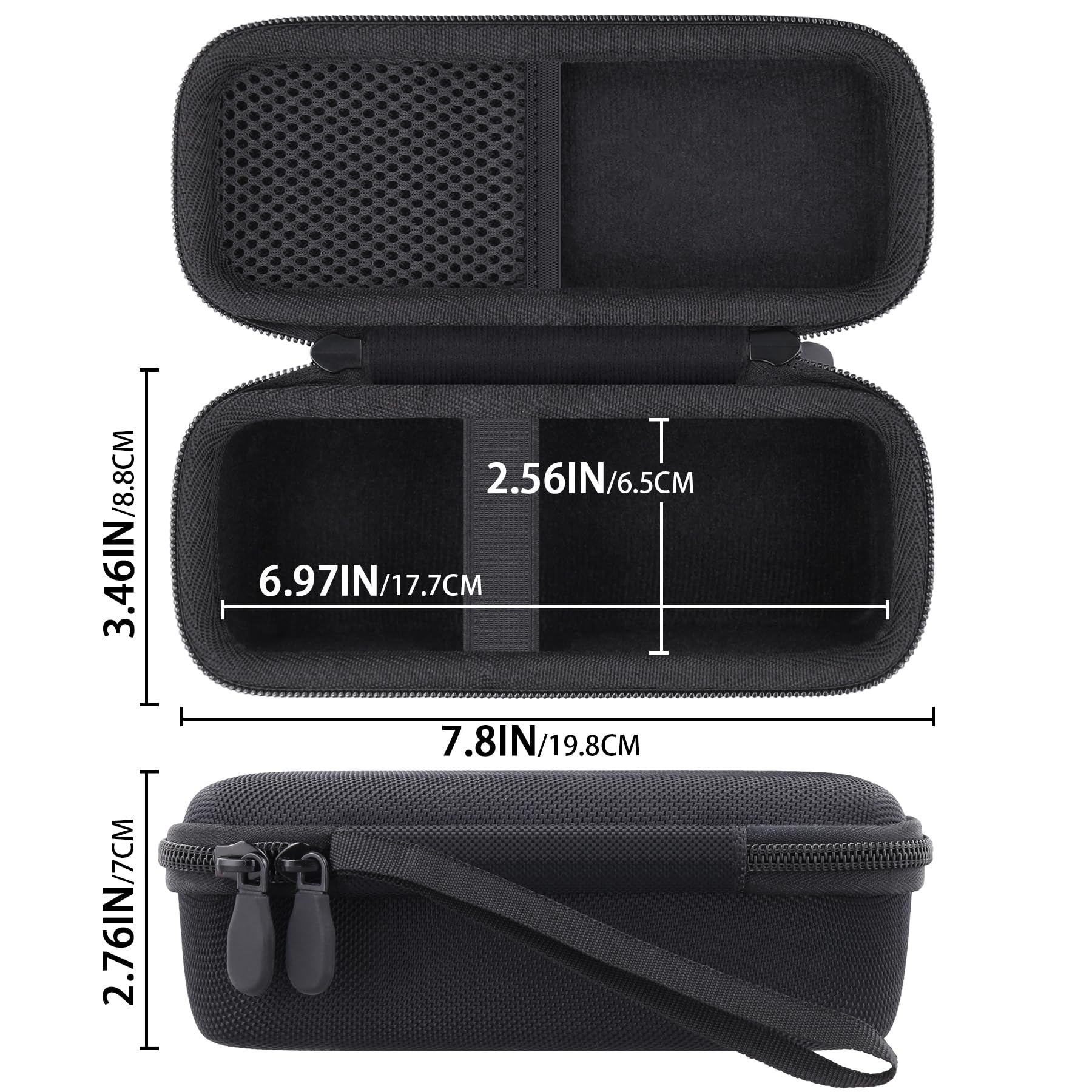 Anker Prime Power Bank 26250 mAh 300 W Cargador portátil rígido funda de viaje, funda portátil compatible con cargador portátil de 3 puertos de 26,250 mAh con salida máxima de 300 W (solo funda)
