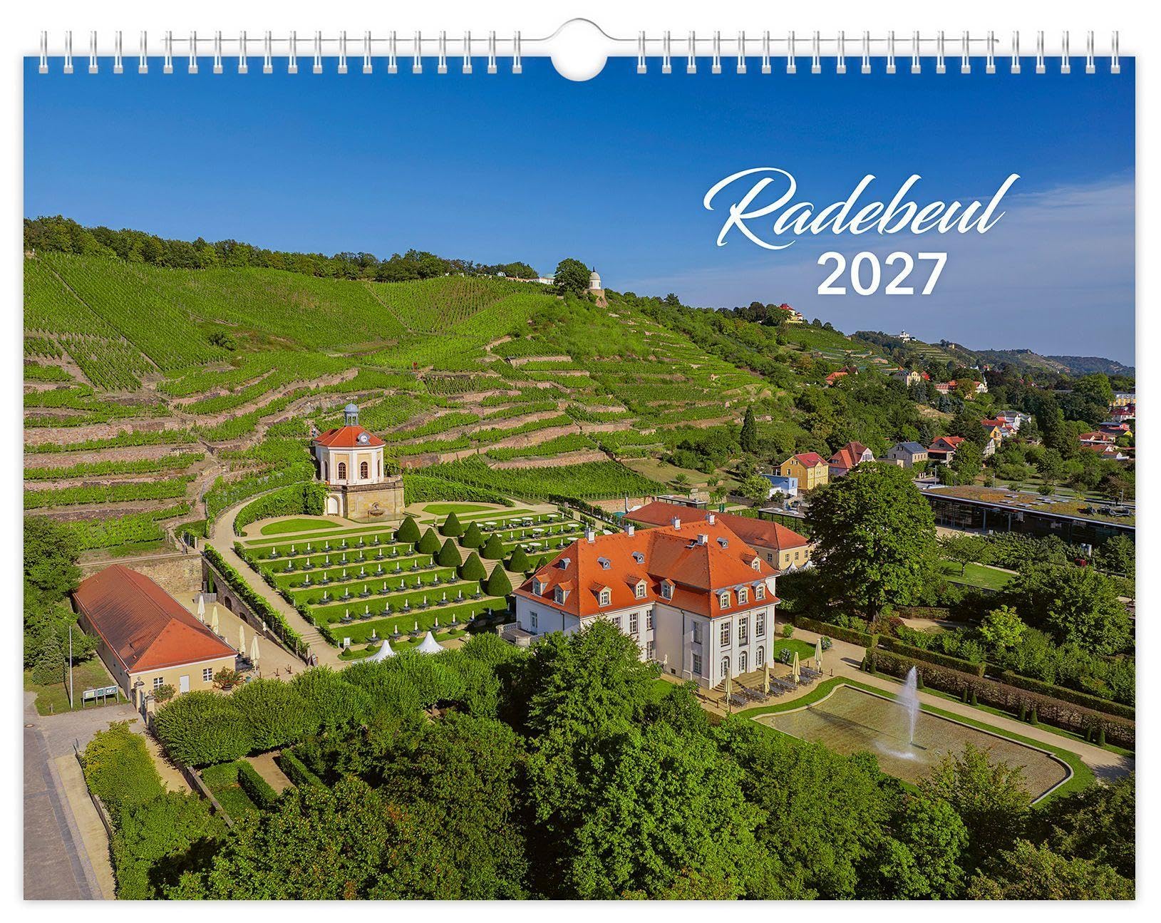 Kalender Radebeul 2027: | 40 x 30 cm | schwarzes Kalendarium