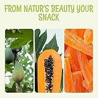 Vista 6 de Oh! Nuts Pelanzas de papaya secas Bolsa a granel de 2 libras para rebanadas de papaya deshidratadas para aperitivos y hornear, revestimiento