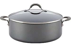 Circulon Elementum Hard Anodized 7.5 Qt Nonstick Stock Pot and Lid