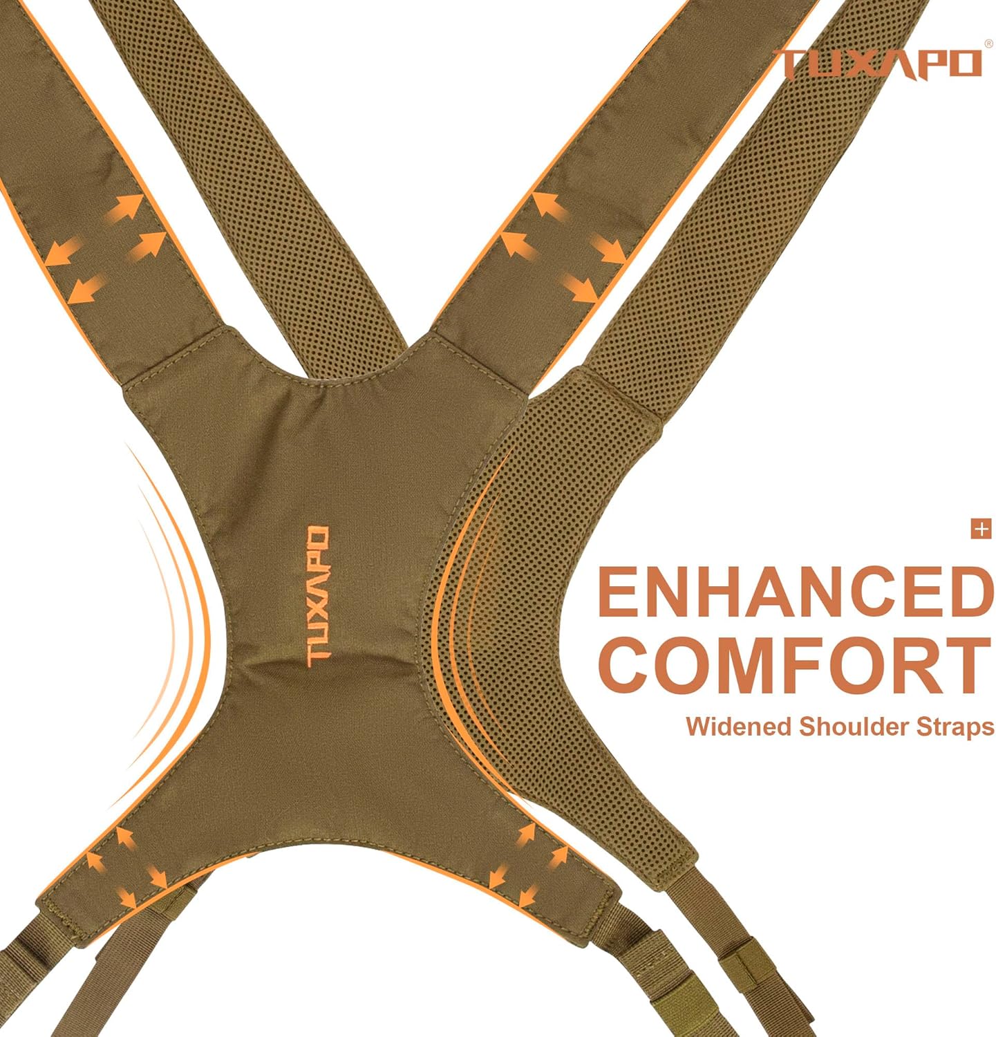 Binocular Harness Chest Pack with Rangefinder Pouch Bino Case for Hunting Hiking Shooting - Image 7