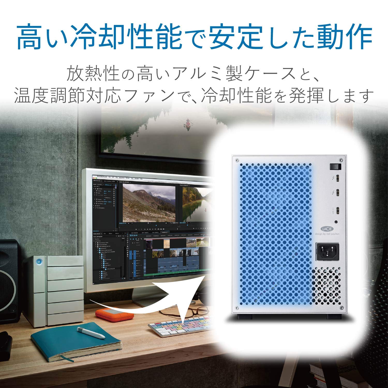 Amazon | LaCie HDD 外付けハードディスク 6Big RAID Thunderbolt3