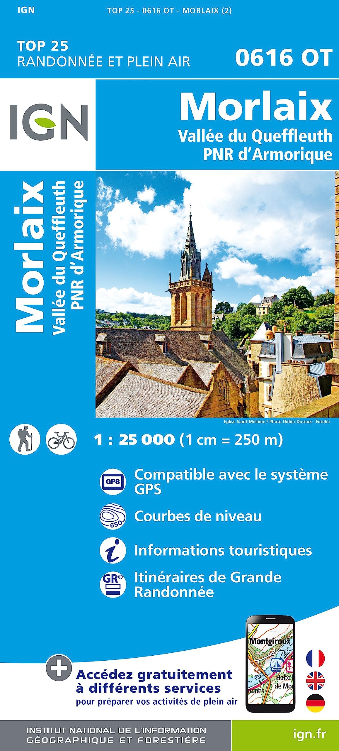 Morlaix / Vallée Queffleuth /PNR Armorique: 0616OT (TOP 25)