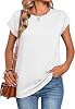 Blusa casual de verano para mujer, manga corta, de negocios 3