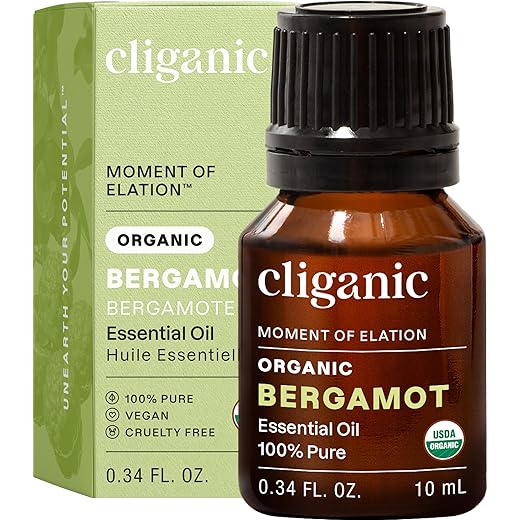 Cliganic Organic Bergamot Essential Oil