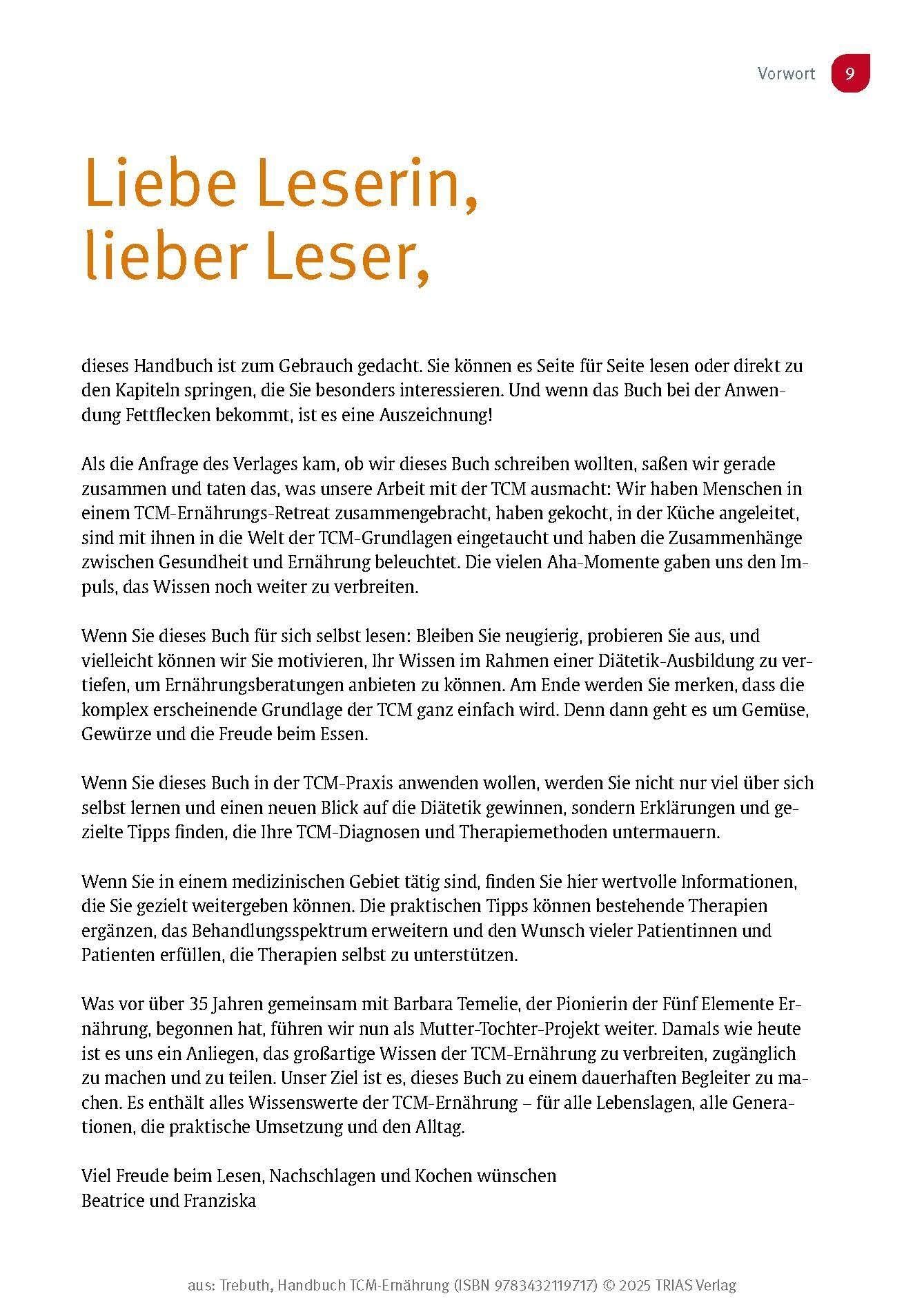 Handbuch TCM-Ernährung: Fünf Elemente Ernährung & Diätetik: das gesammelte Wissen. Grundlagen, Anwendung, Praxis, Rezepte. Nach dem Bestseller von Barbara Temelie & Beatrice Trebuth