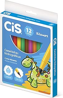 Canetinhas Hidrográficas Lavável CIS 12 cores