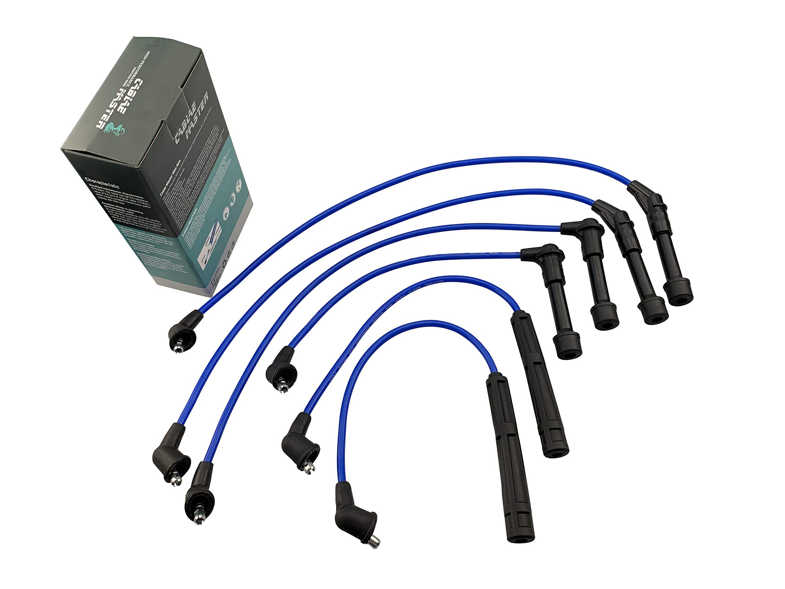 Cable MasterRacing Spark Plug Wires Compatible with Nissan Frontier Xterra 3.3L V6 VG33ER 2001-2004