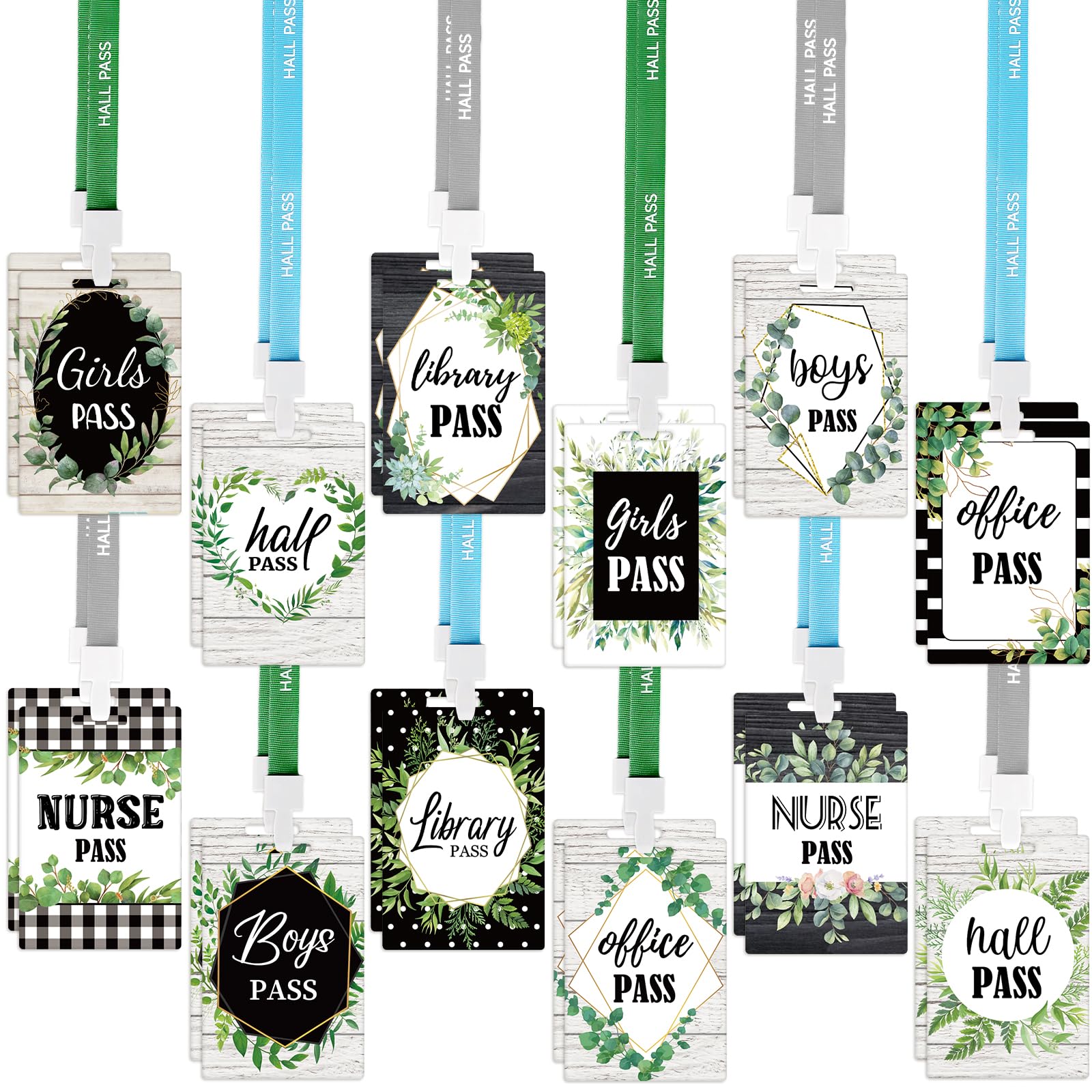 amazon-com-24pcs-eucalyptus-hall-pass-lanyards-for-classroom-green-unbreakable-pvc-hall-passes-school-classrooms-decor-for-elementary-middle-school-classroom-teacher-must-haves-supplies-office-products for Free Printable Hall Passes For Middle School Amazon.com: 24PCS Eucalyptus Hall Pass Lanyards for Classroom Green Unbreakable PVC Hall Passes School Classrooms Decor for Elementary Middle School Classroom Teacher Must Haves Supplies : Office Products for Free Printable Hall Passes For Middle School