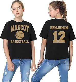 Basketball Mom Custom Name and Number Shirt, Game Day Basketball Mom Shirt, Personalized Basketball Team Tee, Front Back, VP25810 Multi