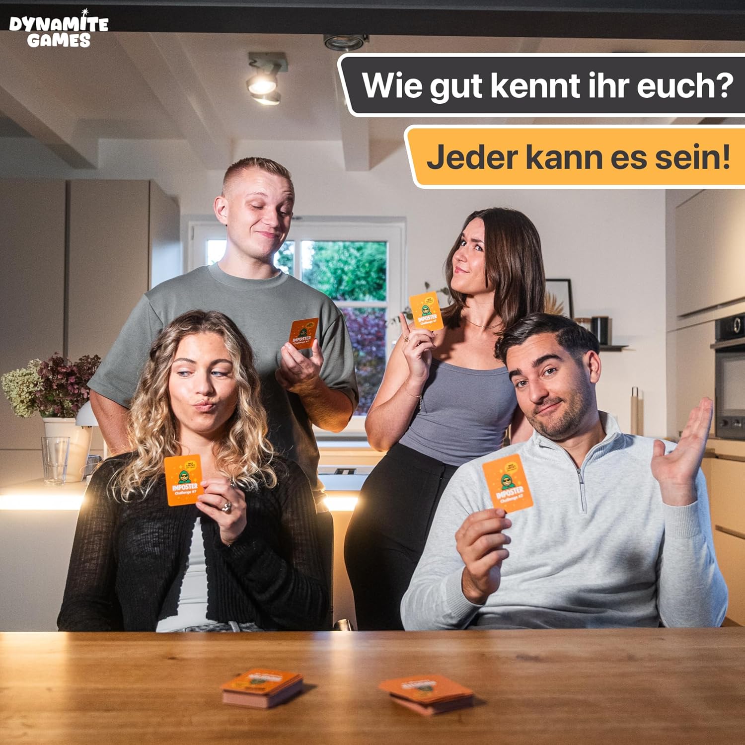 Imposter Who is the Imposter? The viral party game from 12 years old, bluffing, guessing and laughing for game nights and parties, funny card game for friends and family