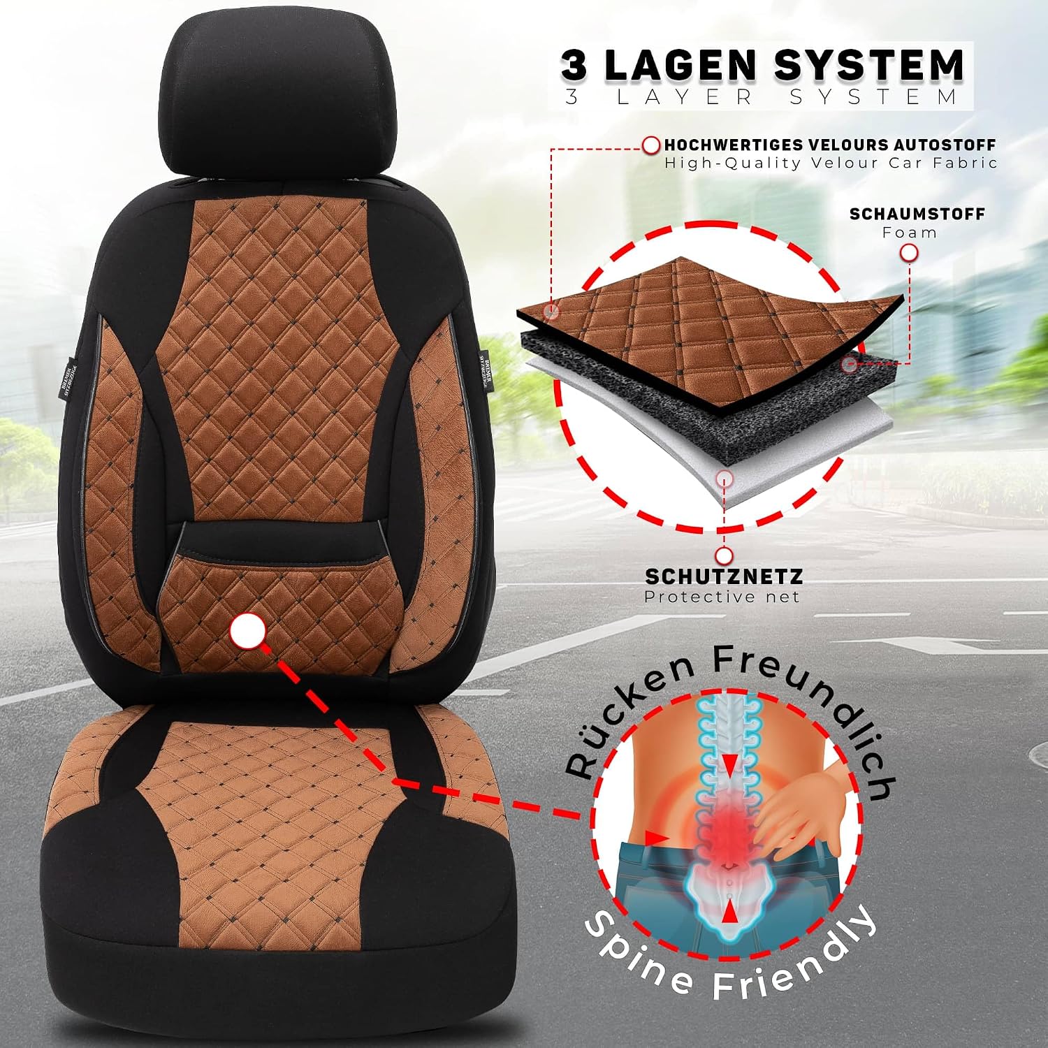 Bremer SITZBEZÜGE Custom Car Seat Covers for Honda Jazz 1 GD TK611