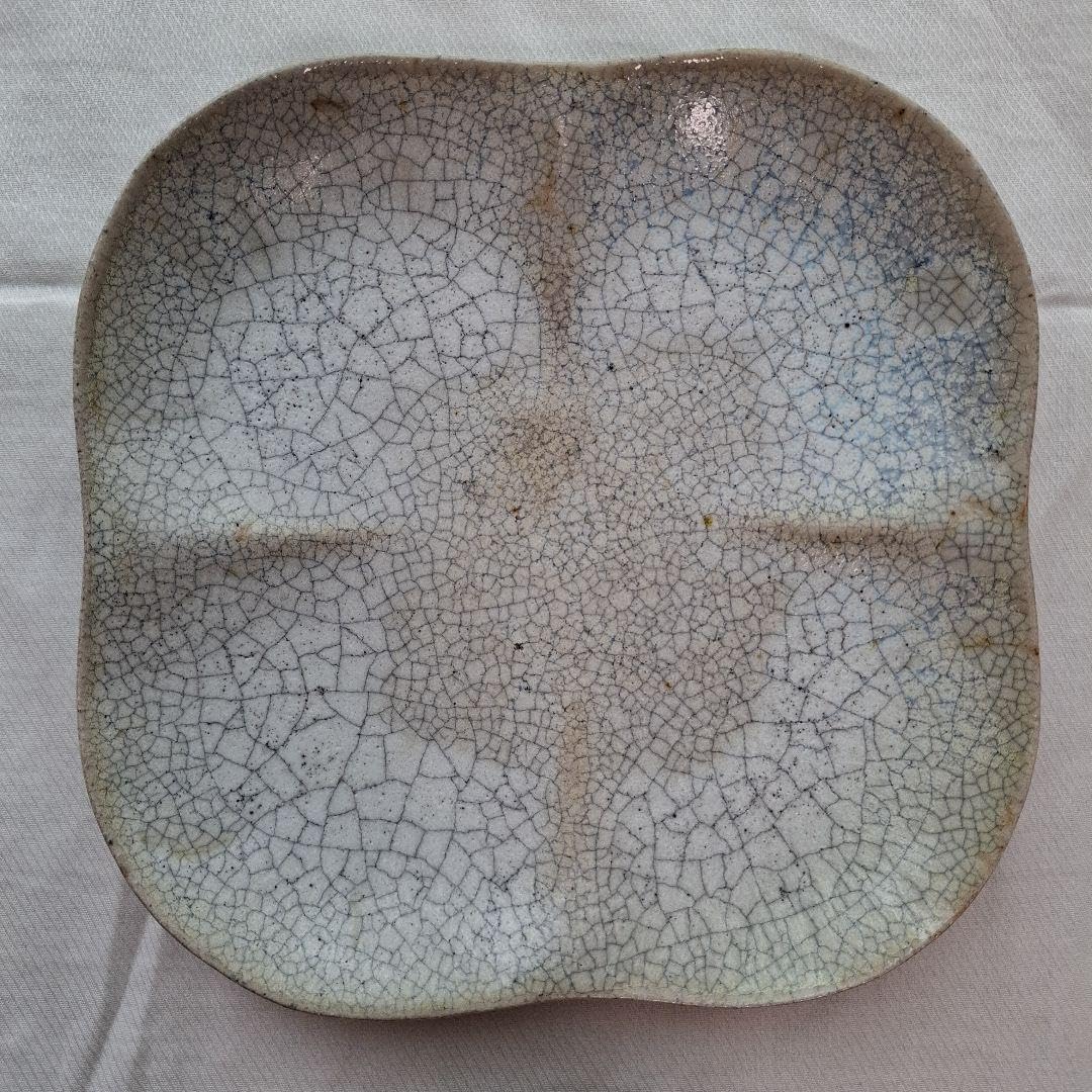 未使用 波佐見焼 龍庵窯 楕円形 新銘々皿5枚 テーブルコーディネート 料亭 波佐見焼 龍庵窯 銘々皿5枚 楕円形 テーブルコーディネート 新生活