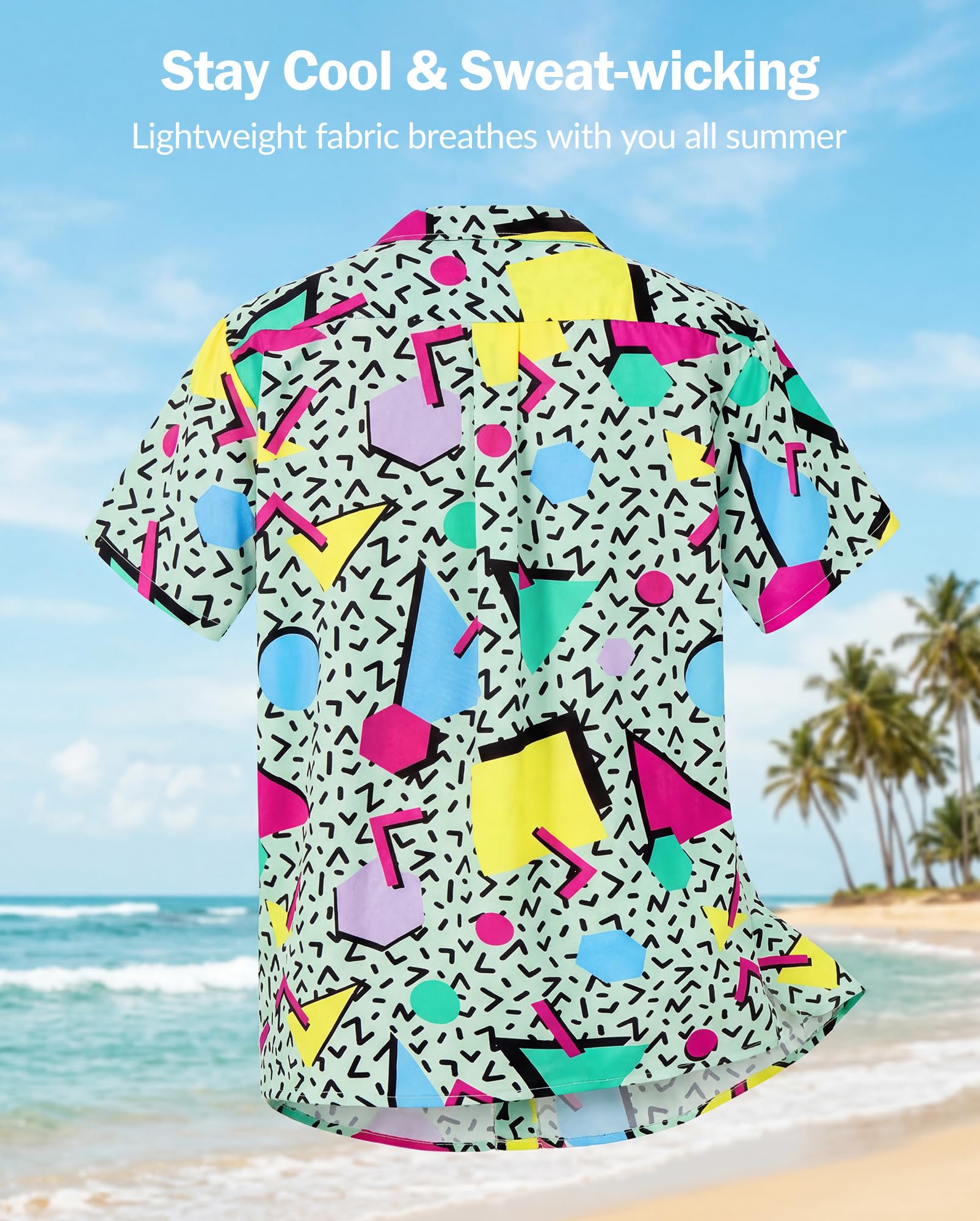 Camisa de Halloween para hombre, manga corta, calabazas, calavera, camisas casuales con botones estampados, camisas florales hawaiana