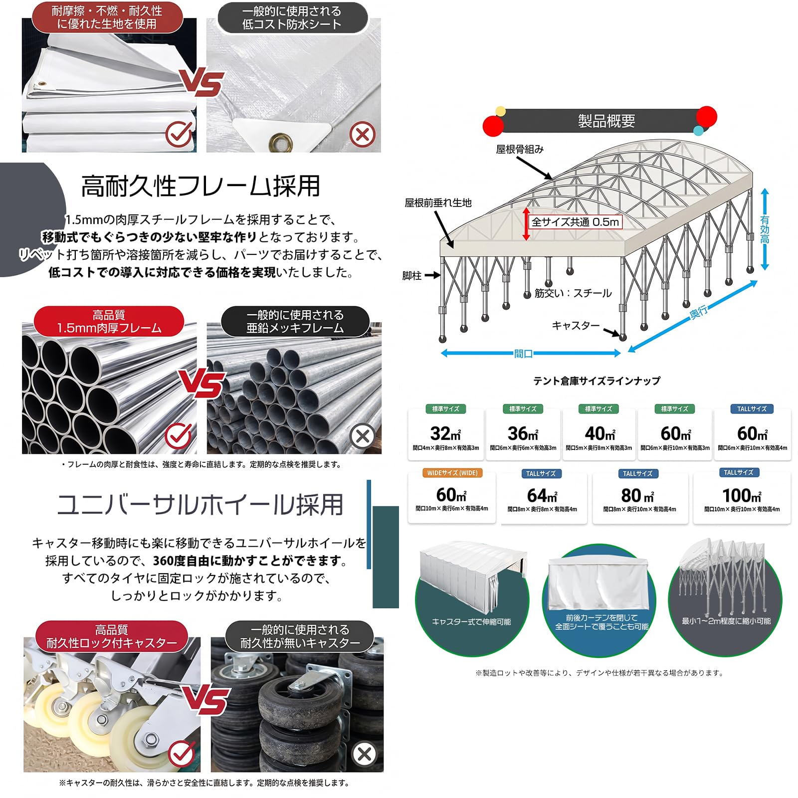 Amazon.co.jp: SUNGA DOMEDEPOT 60TALL テント倉庫 ガレージテント 60 