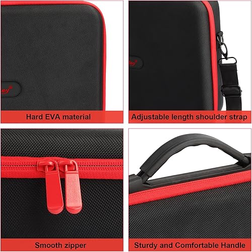 Miniatura 3 de Estuche de almacenamiento de batería dura extra grande para batería y cargador Milwaukee M12 M18, caja de transporte de batería, capacidad para